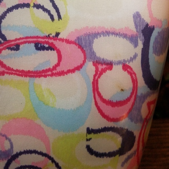 Multicolor Coach Rubber Rain Boots Sz7 - Picture 8 of 8